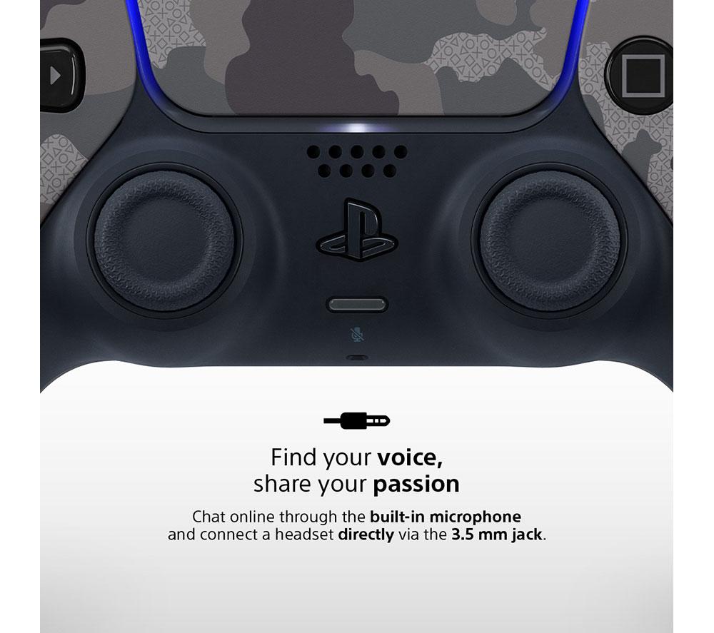 PLAYSTATION PS5 DualSense Wireless-Controller - Camouflage-Grau