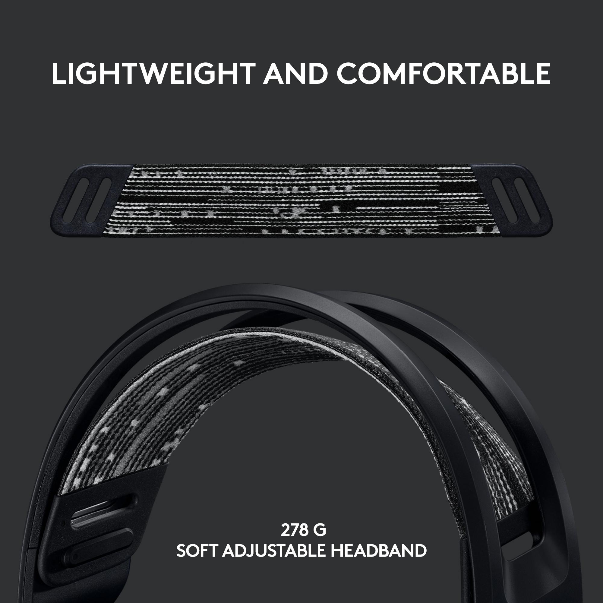 LOGITECH G733 LIGHTSPEED Kabelloses Gaming-Headset - Schwarz