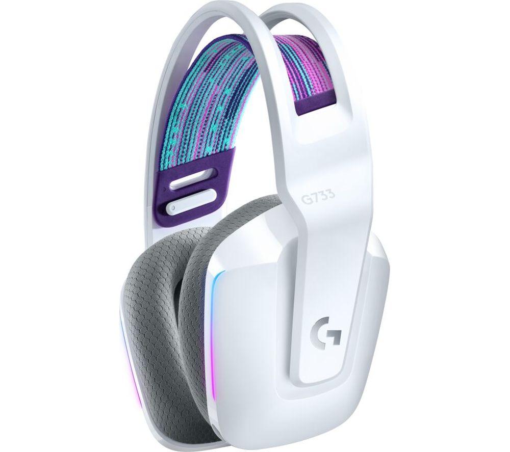 LOGITECH G733 LIGHTSPEED Kabelloses Gaming-Headset - Weiß