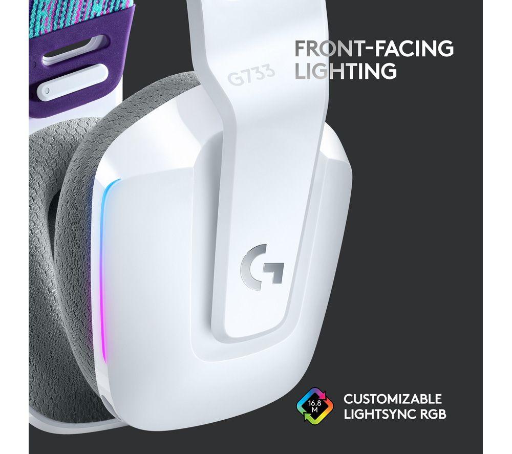 LOGITECH G733 LIGHTSPEED Wireless Gaming Headset - White