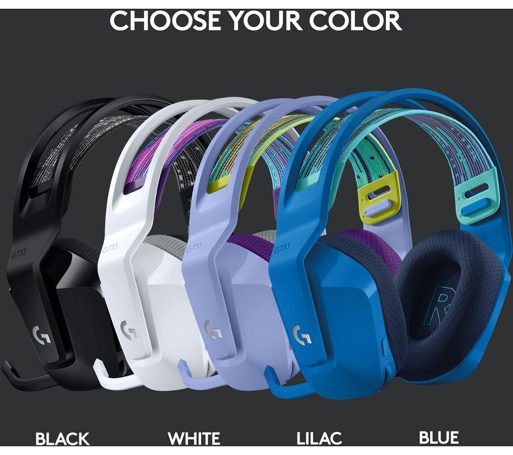 LOGITECH G733 LIGHTSPEED Kabelloses Gaming-Headset - Weiß