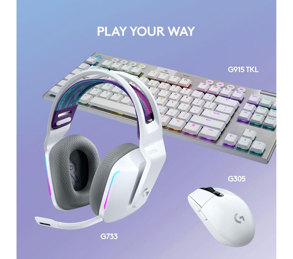 LOGITECH G733 LIGHTSPEED Wireless Gaming Headset - White