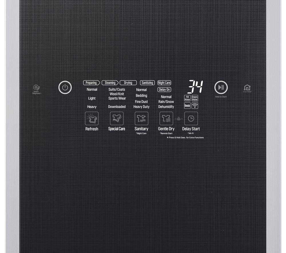 LG Styler S3BF WiFi-enabled Steam Clothing Care System - Black