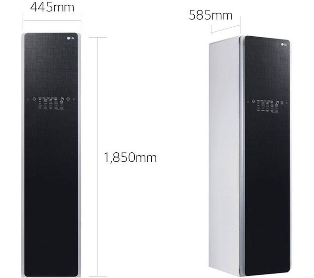 LG Styler S3BF Sistema de cuidado de ropa a vapor con Wi-Fi - Negro
