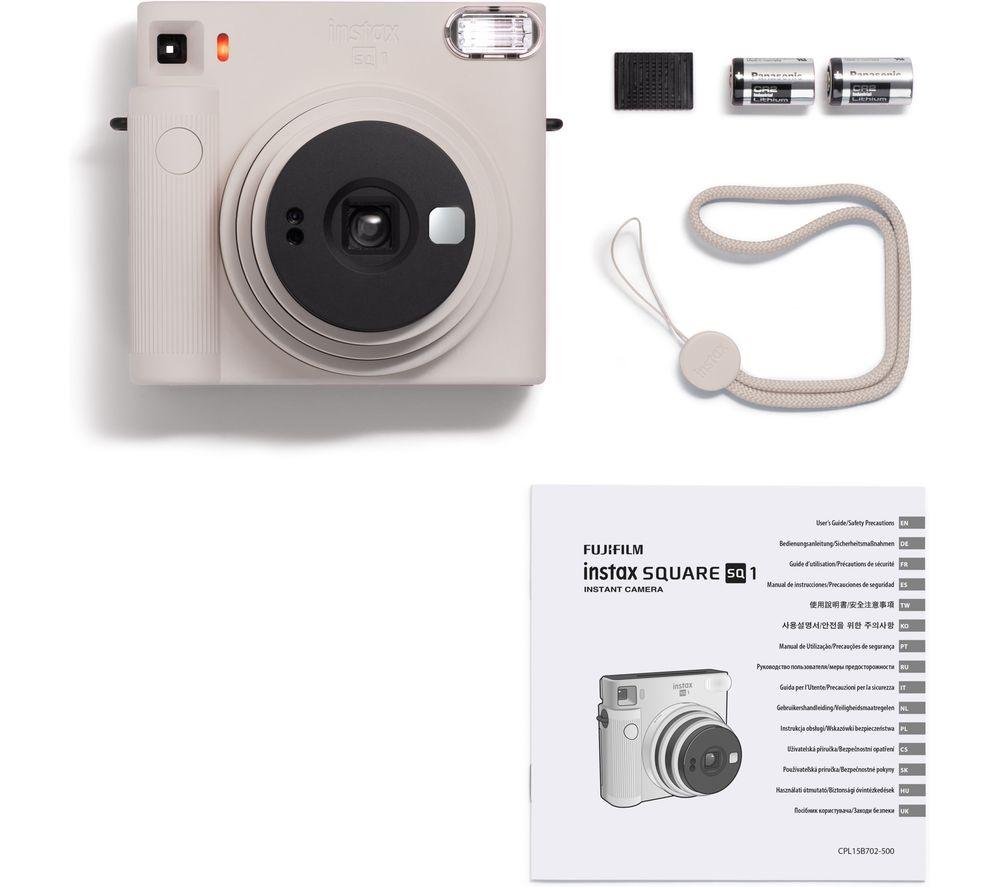INSTAX SQ1 Instant Camera - Chalk White