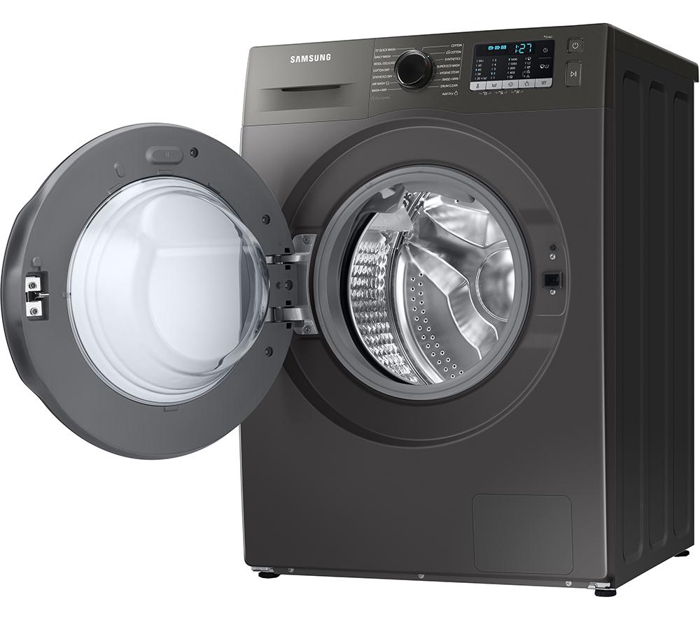 SAMSUNG Serie 5 ecobubble WD80TA046BX/EU Lavadora secadora de 8 kg - Grafito