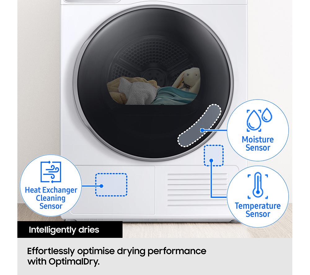 SAMSUNG Series 6 AI Energy DV90T6240LN/S1 WiFi-enabled 9 kg Heat Pump Tumble Dryer - Graphite