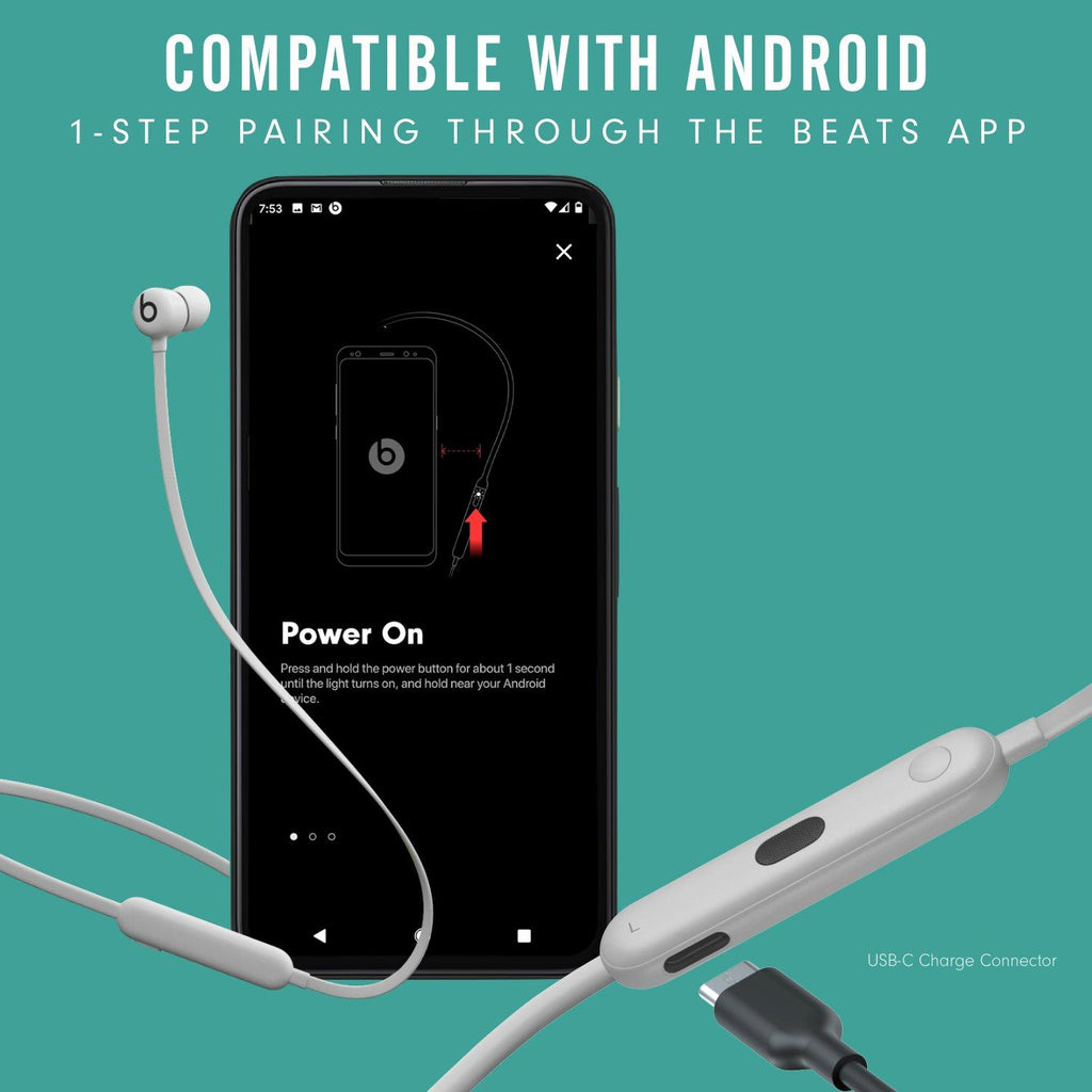 BEATS Flex Wireless Bluetooth Earphones - Smoke Grey