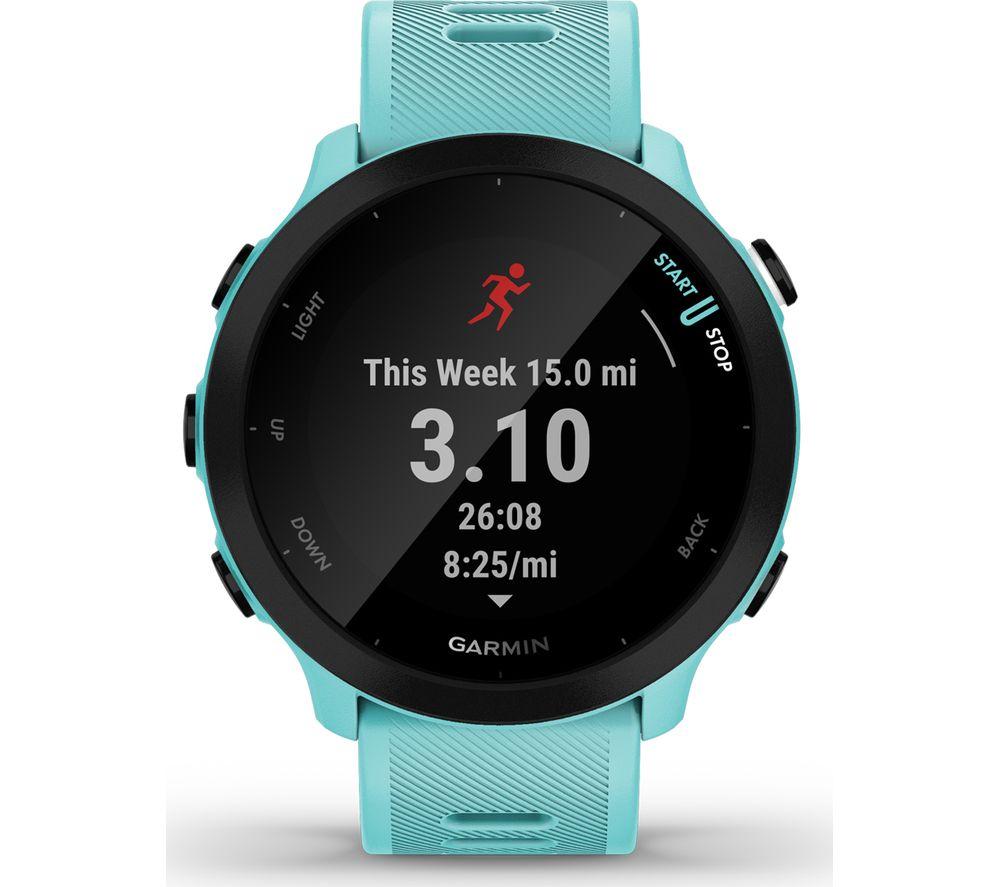 GARMIN Forerunner 55 Running Watch - Aqua Blue, Universal
