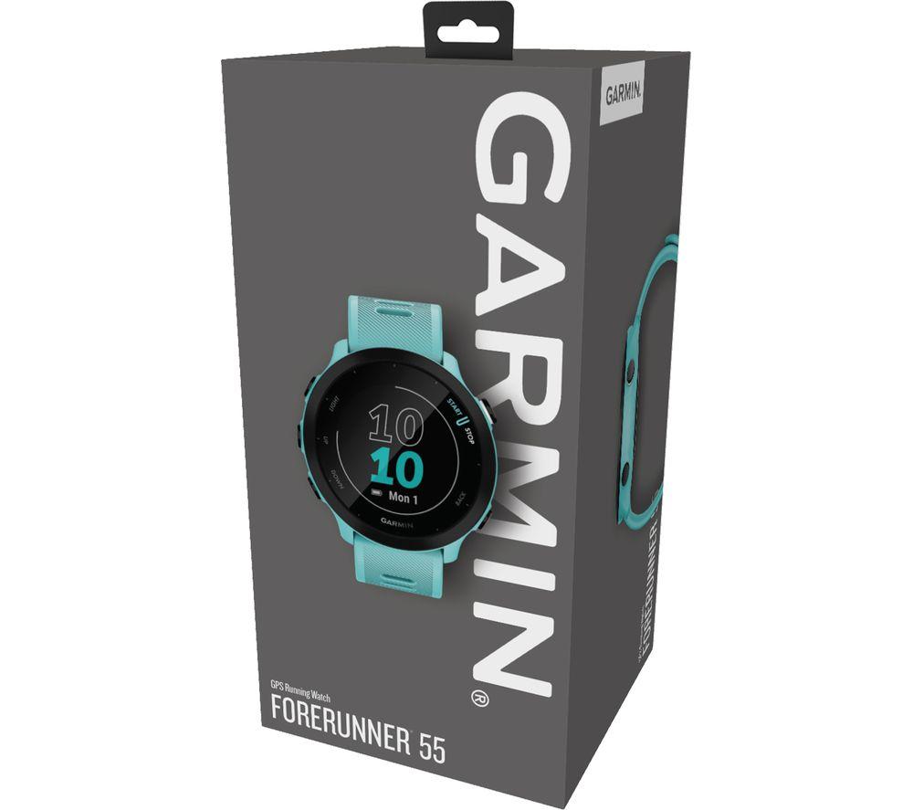 GARMIN Forerunner 55 Running Watch - Aqua Blue, Universal