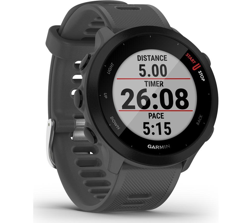 GARMIN Forerunner 55 Running Watch - Grey, Universal