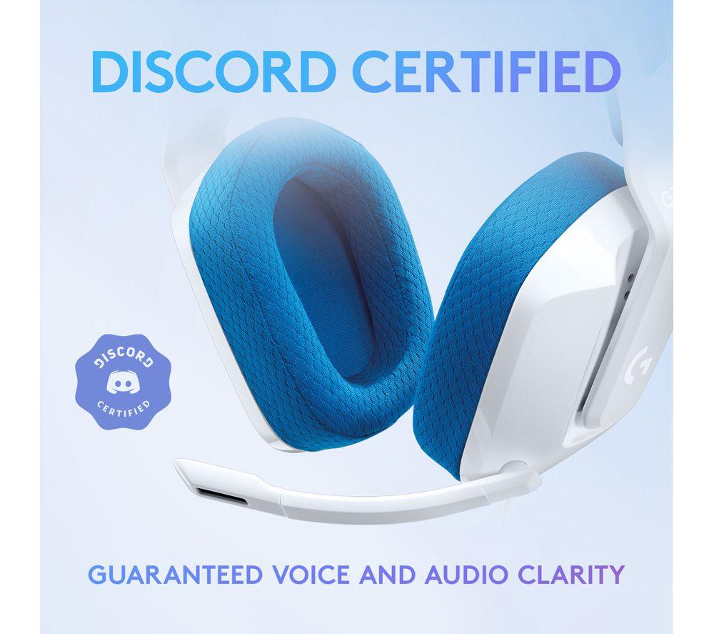 LOGITECH G335 Gaming-Headset - Weiß & Blau