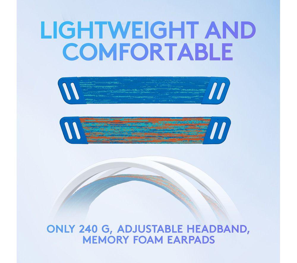 LOGITECH G335 Gaming-Headset - Weiß & Blau