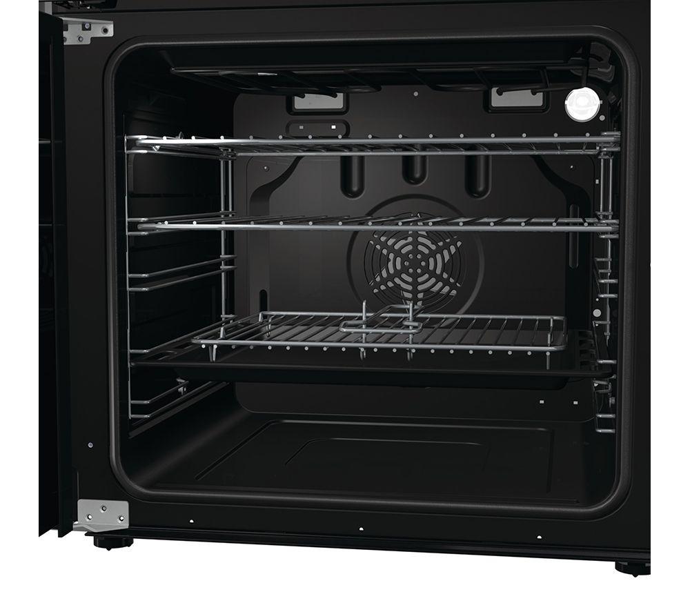HISENSE HDE3211BXUK Encimera eléctrica de cerámica de 60 cm - Negro y acero inoxidable