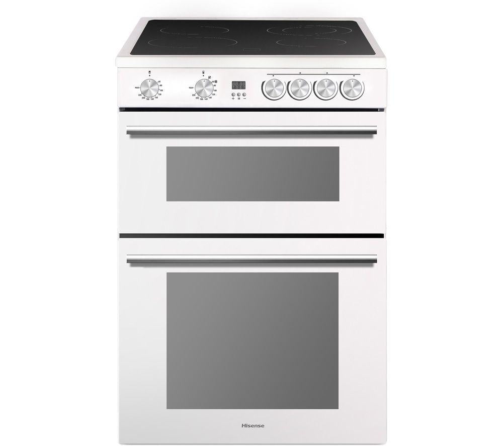 HISENSE HDE3211BWUK 60 cm Electric Ceramic Cooker - White