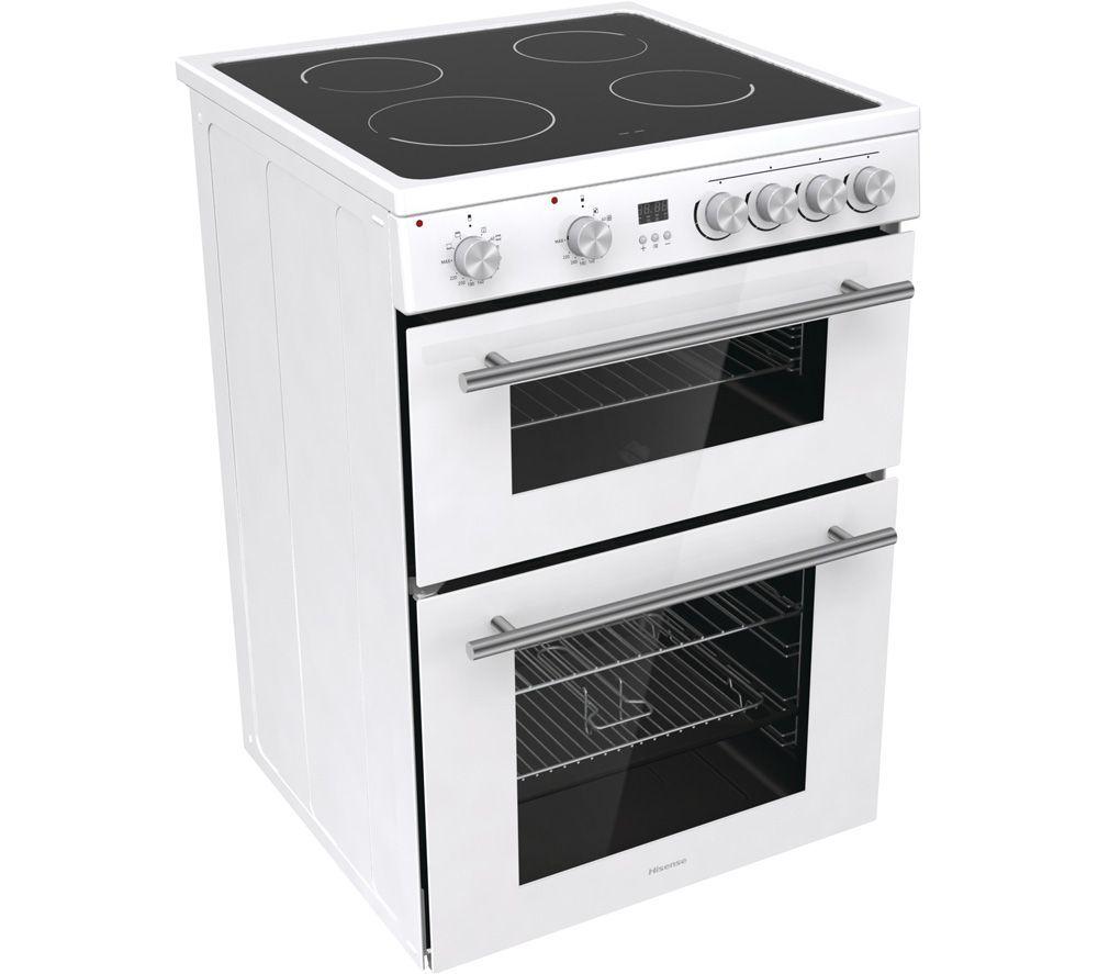HISENSE HDE3211BWUK 60 cm Electric Ceramic Cooker - White