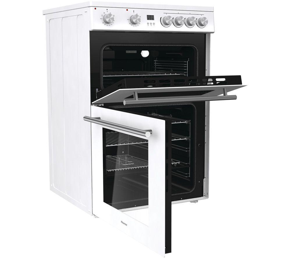 HISENSE HDE3211BWUK 60 cm Electric Ceramic Cooker - White