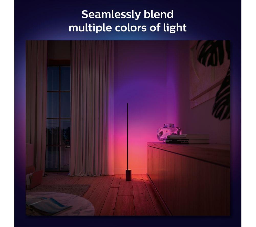 PHILIPS HUE Signe Gradient White & Colour Ambiance Smart LED Floor Lamp - Black