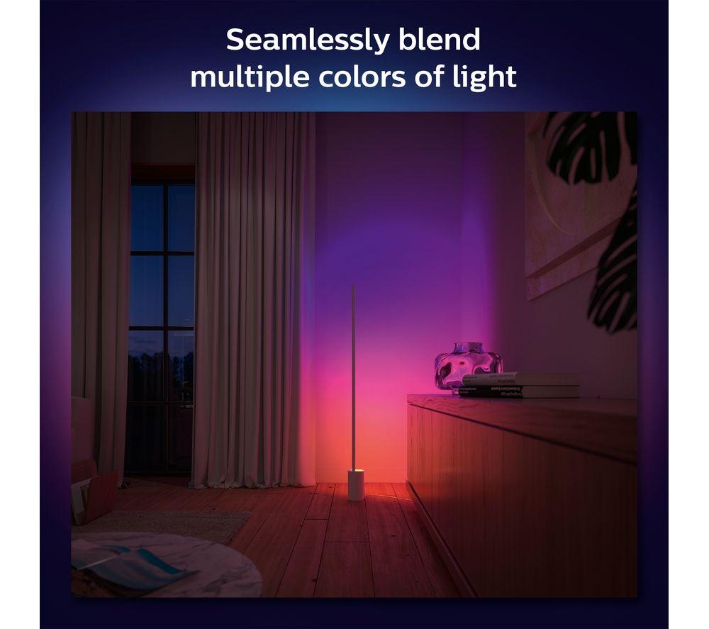 PHILIPS HUE Signe Gradient White & Colour Ambiance Smart LED Floor Lamp - White
