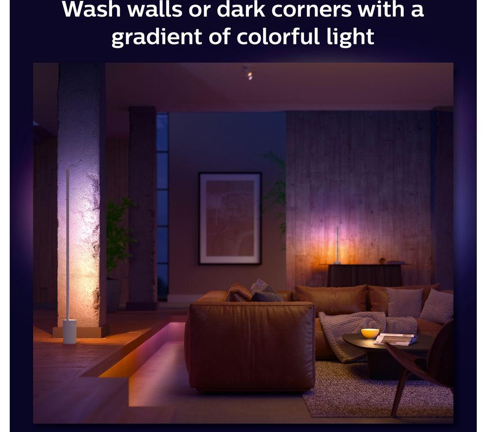 PHILIPS HUE Signe Gradient White & Colour Ambiance Smart LED Floor Lamp - White