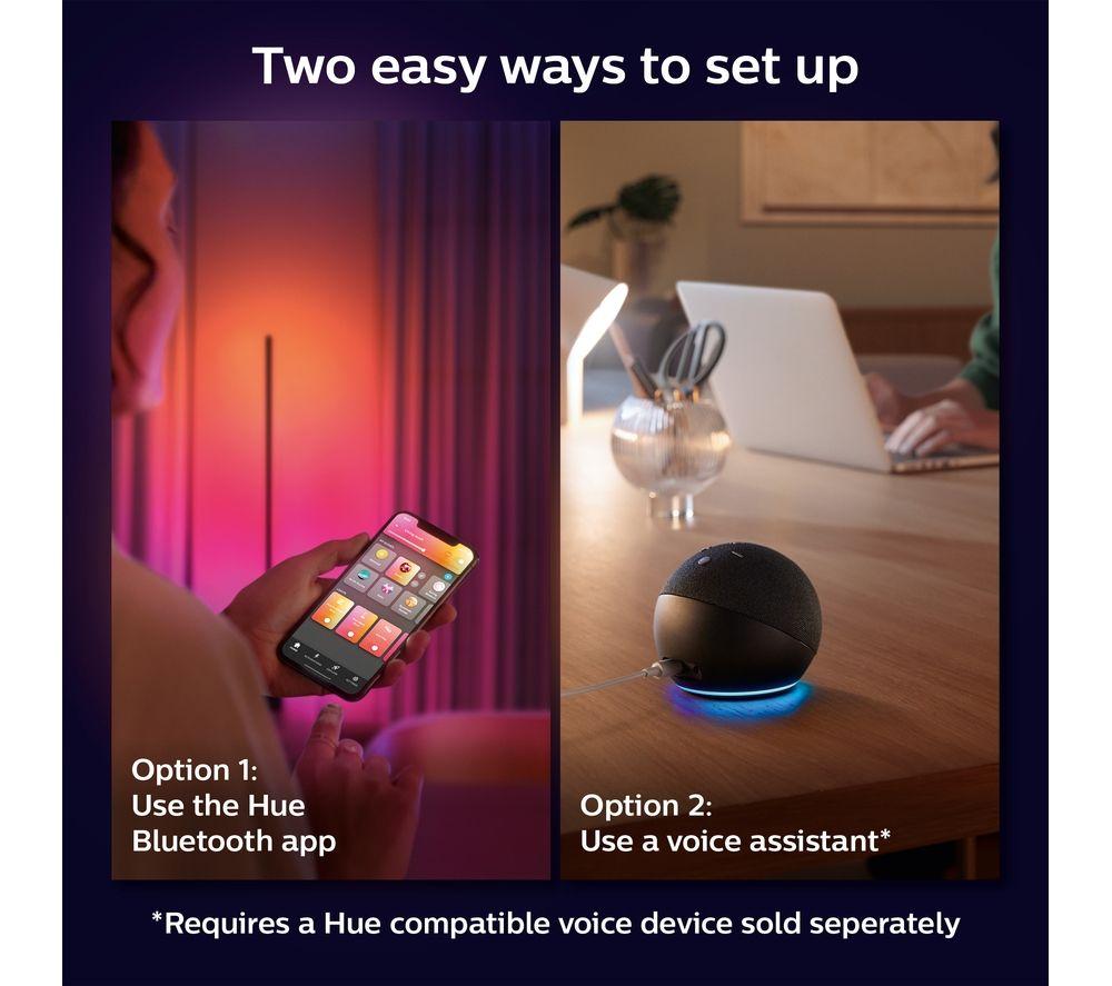 PHILIPS HUE Signe Gradient White & Colour Ambiance Smart LED Floor Lamp - White
