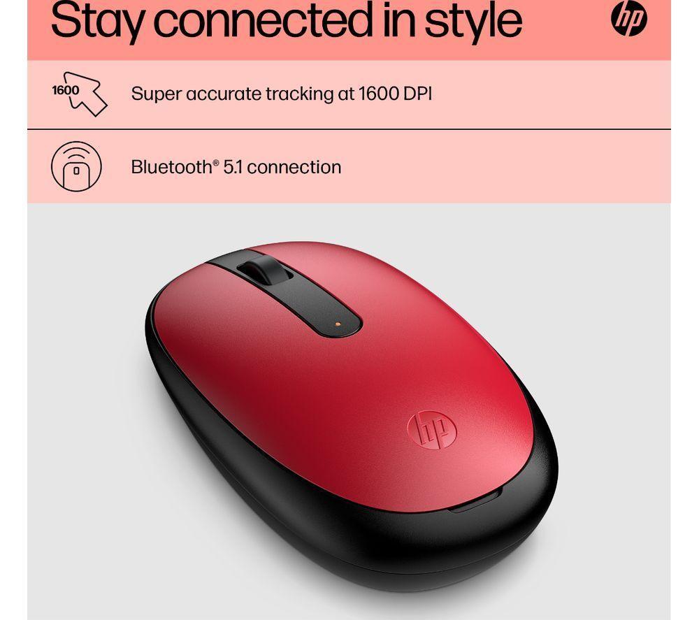 Ratón óptico inalámbrico HP 240 Bluetooth - Rojo