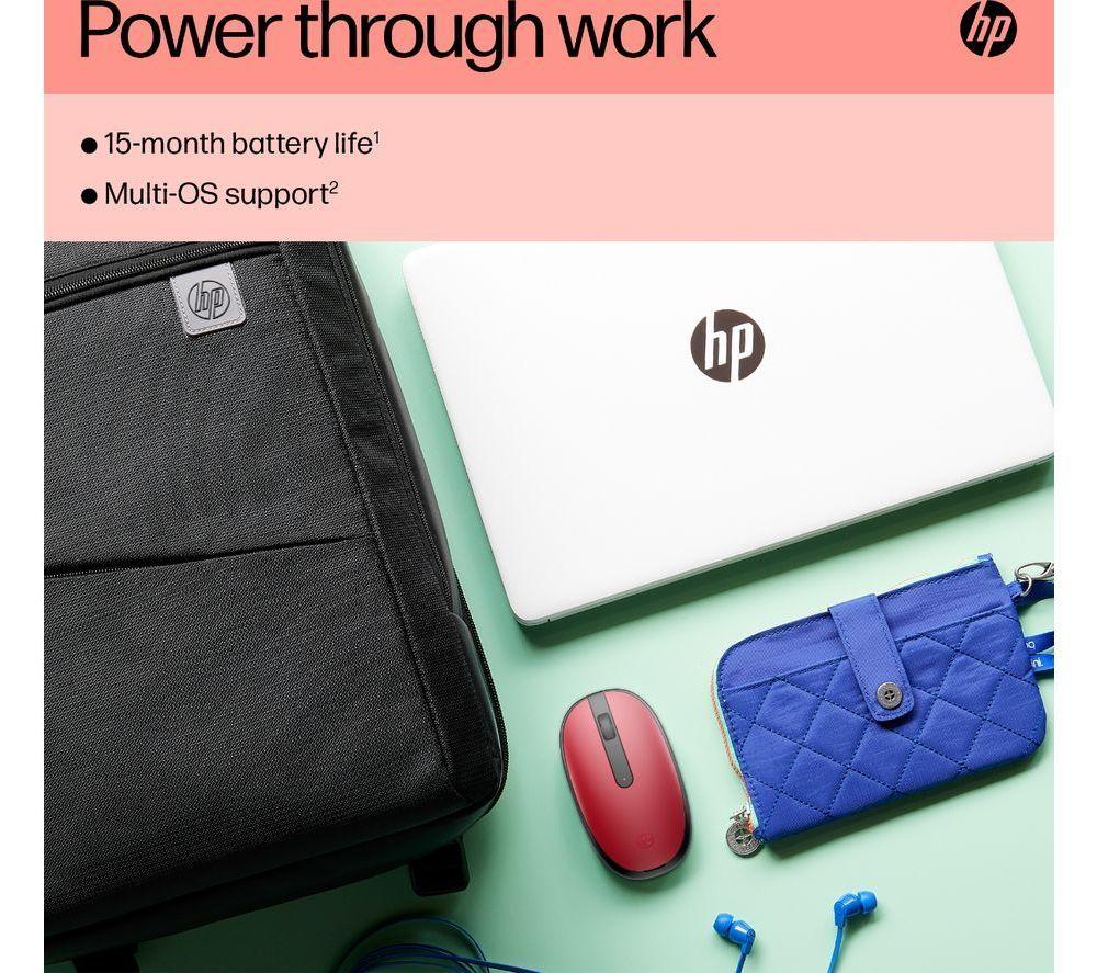 Ratón óptico inalámbrico HP 240 Bluetooth - Rojo