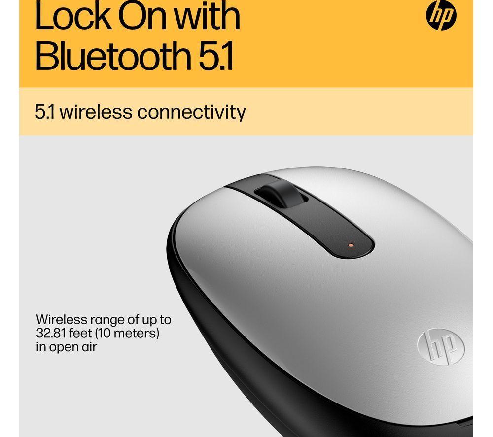 Ratón óptico inalámbrico Bluetooth HP 240 - Plateado