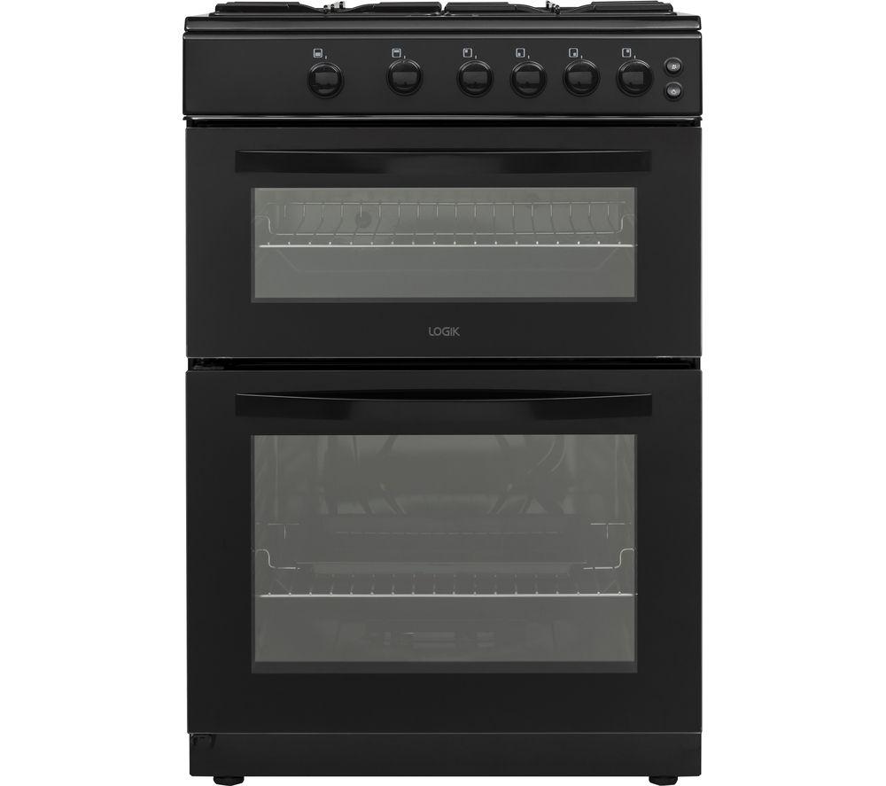 LOGIK LFTG60B22 60 cm Gas Cooker - Black