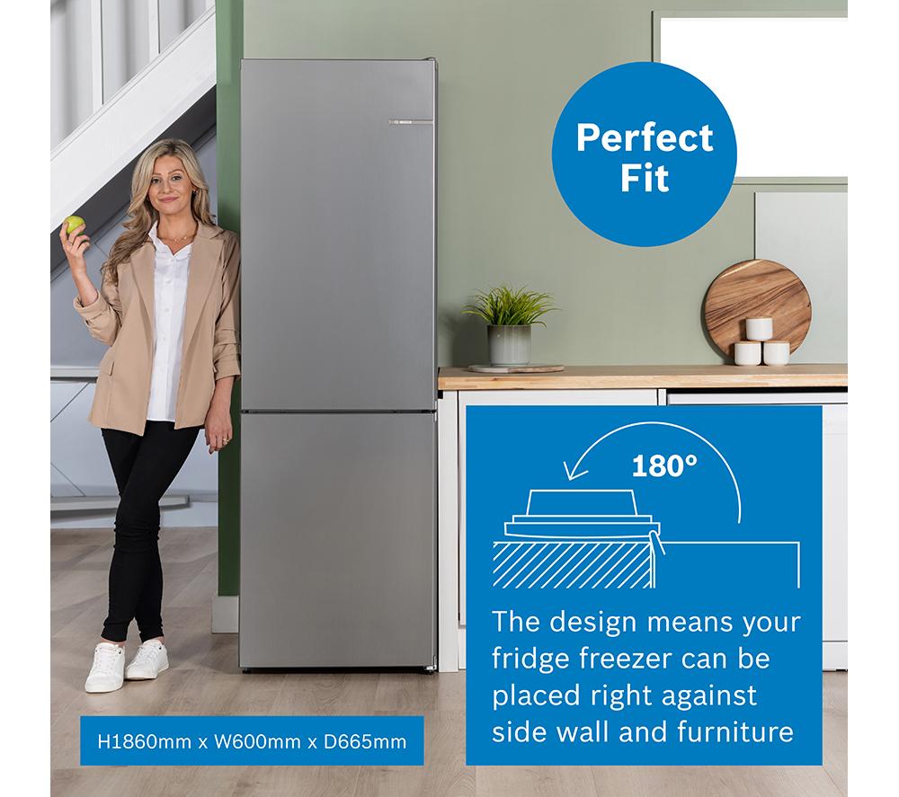 Frigorífico Combi Bosch Serie 4 KGN362LDFG 60/40 - Inox