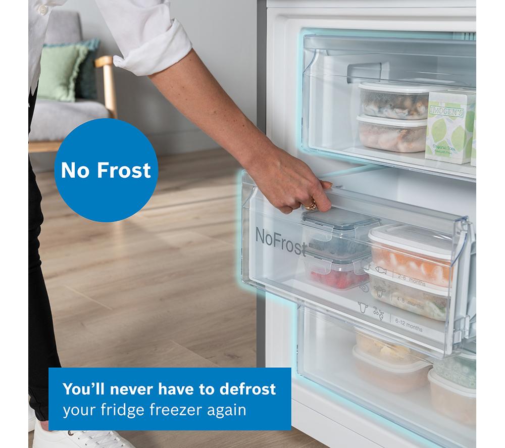 Frigorífico Combi Bosch Serie 4 KGN362LDFG 60/40 - Inox
