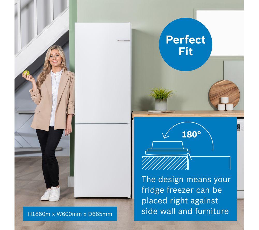 Frigorífico combi Bosch Serie 4 KGN362WDFG 60/40 - Blanco