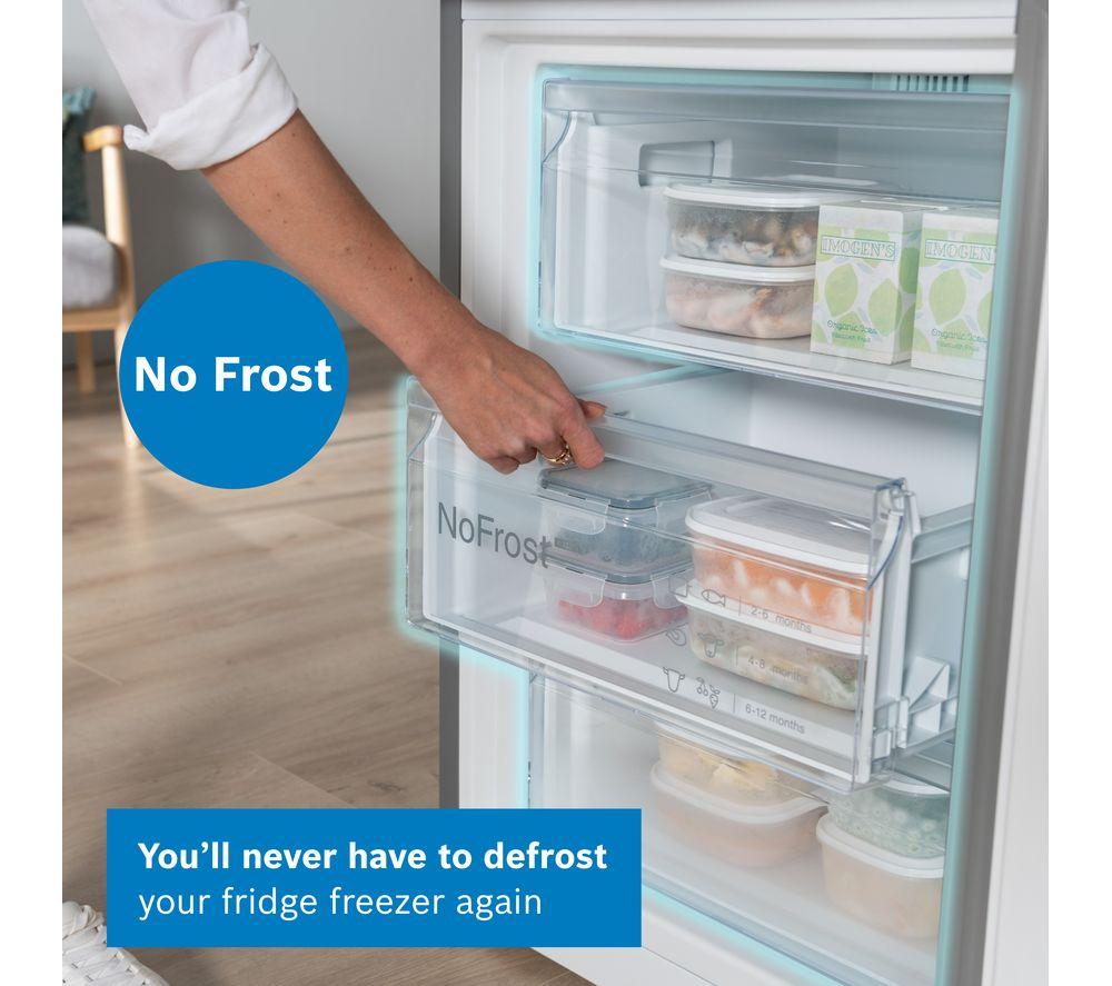 BOSCH Series 4 KGN392LDFG 70/30 Fridge Freezer - Inox