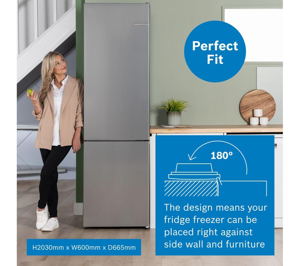 BOSCH Series 4 KGN392LDFG 70/30 Fridge Freezer - Inox