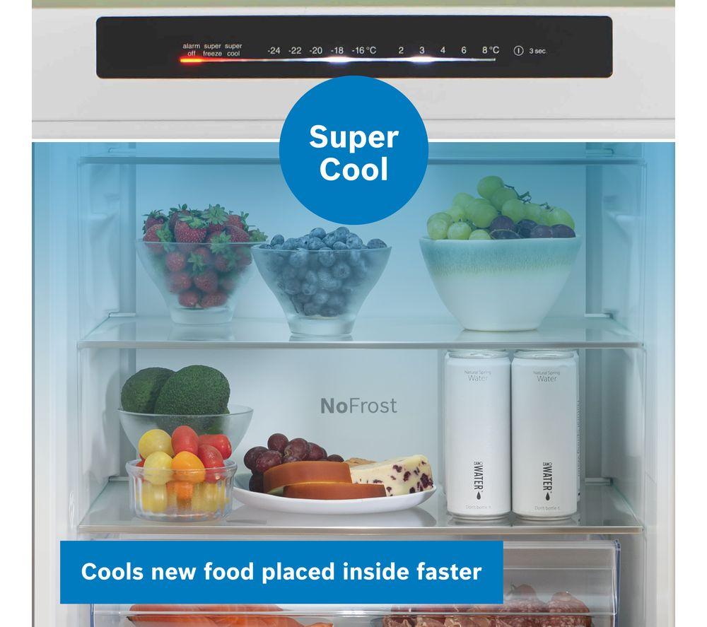 BOSCH Series 4 KGN392LDFG 70/30 Fridge Freezer - Inox