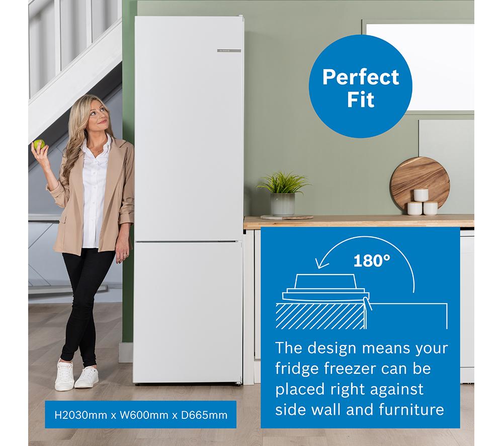 Frigorífico combi Bosch Serie 4 KGN392WDFG 70/30 - Blanco