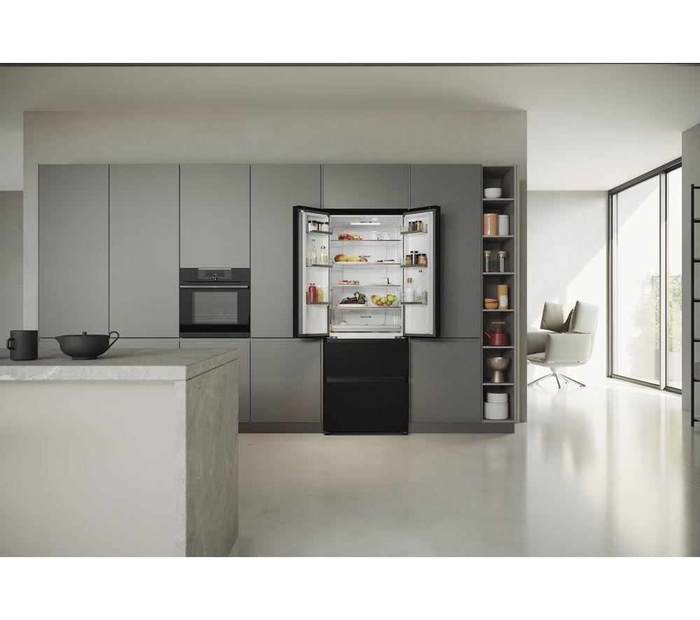Frigorífico Combi HAIER HFR5719ENPB - Negro Pizarra