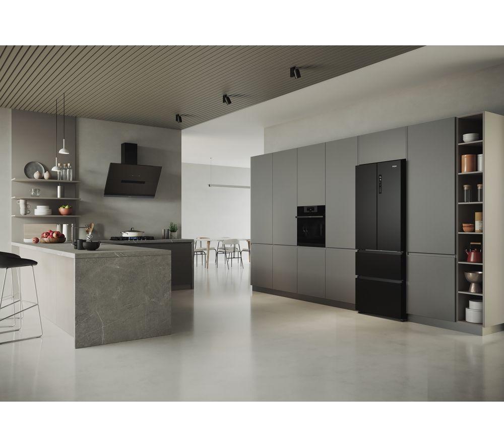 Frigorífico Combi HAIER HFR5719ENPB - Negro Pizarra