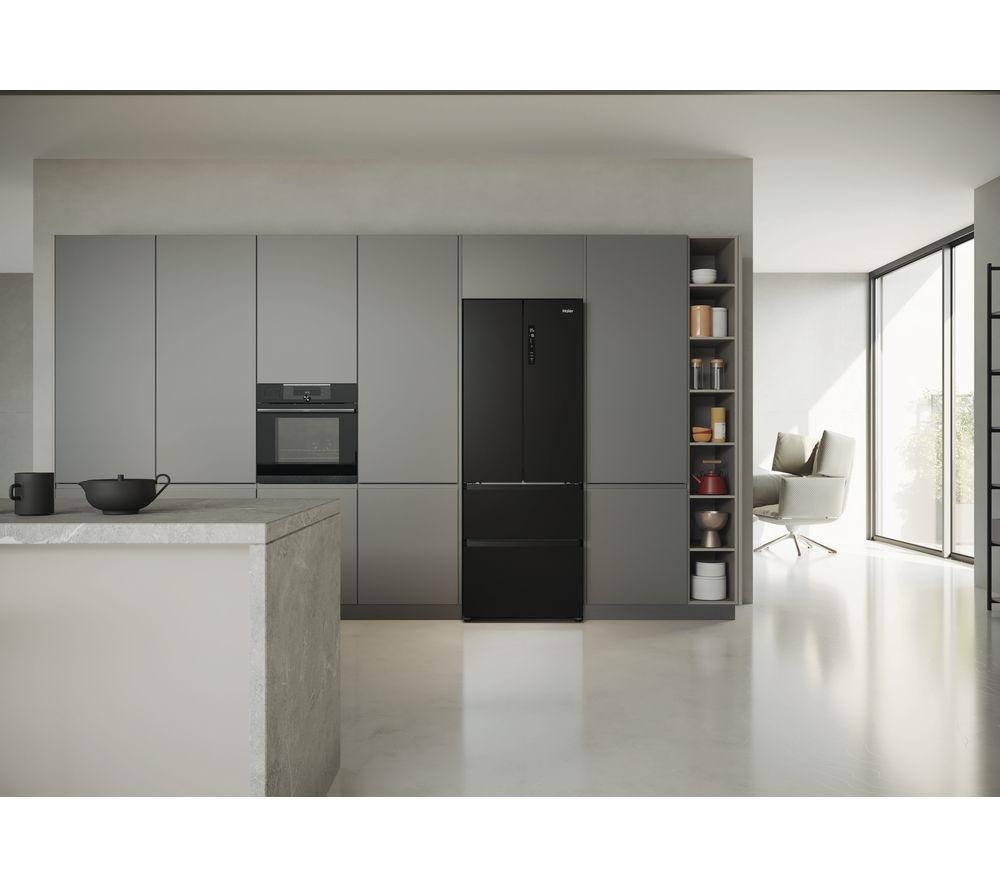 Frigorífico Combi HAIER HFR5719ENPB - Negro Pizarra