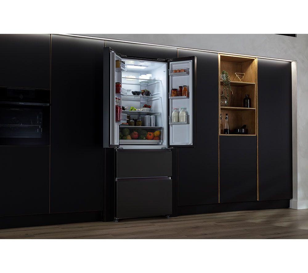 Frigorífico Combi HAIER HFR5719ENPB - Negro Pizarra