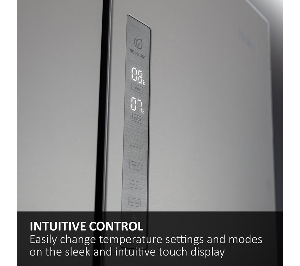 Frigorífico Combi HAIER HFR5719ENMP - Inox Platino