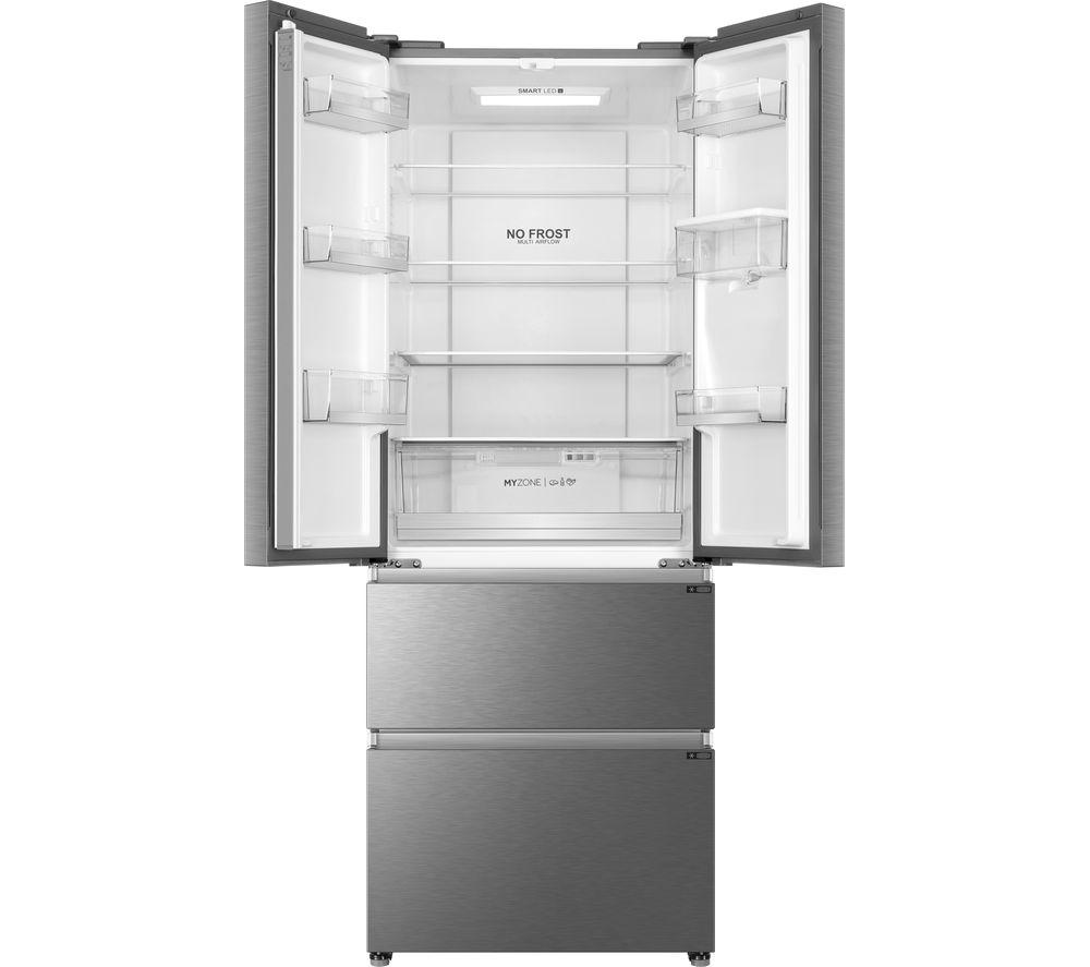 HAIER HFR5719EWMP Kühl-Gefrierkombination - Platin Inox