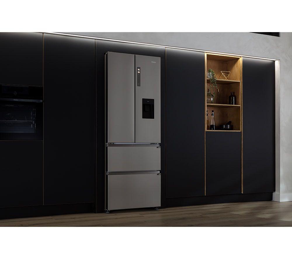 HAIER HFR5719EWMP Kühl-Gefrierkombination - Platin Inox