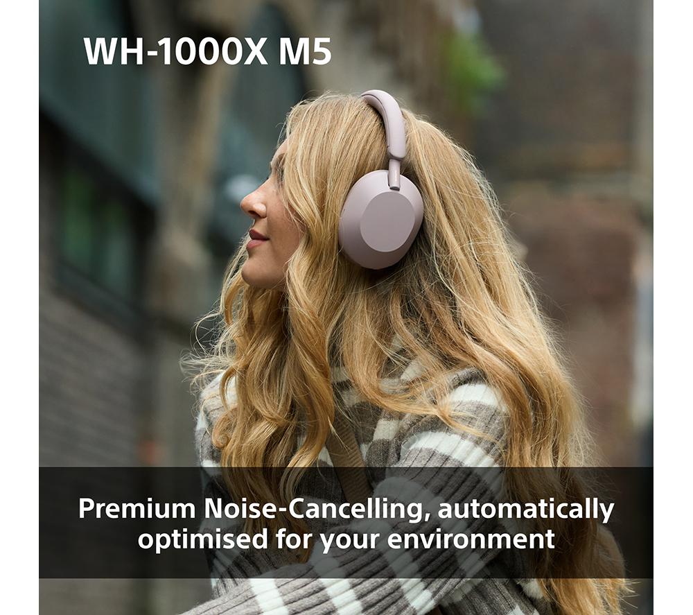 SONY WH-1000XM5 Wireless Bluetooth Noise-Cancelling Headphones - Black