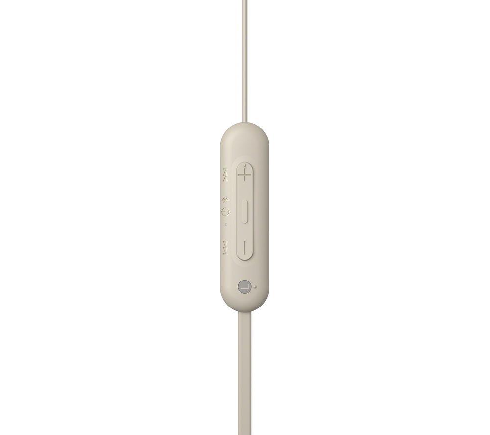 Auriculares inalámbricos Bluetooth SONY WI-C100 - Gris topo