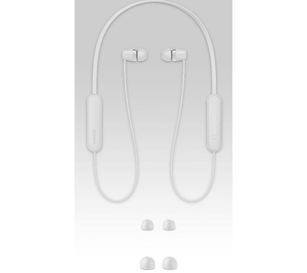 SONY WI-C100 Wireless Bluetooth Earphones - White