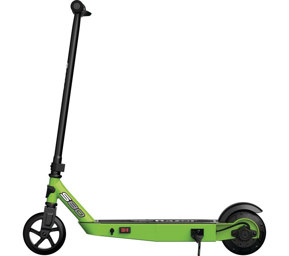 RAZOR Power Core S80 Electric Kids' Scooter - Black & Green