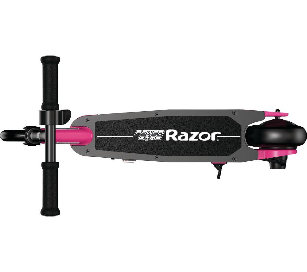 RAZOR Power Core S80 Electric Kids' Scooter - Black & Pink