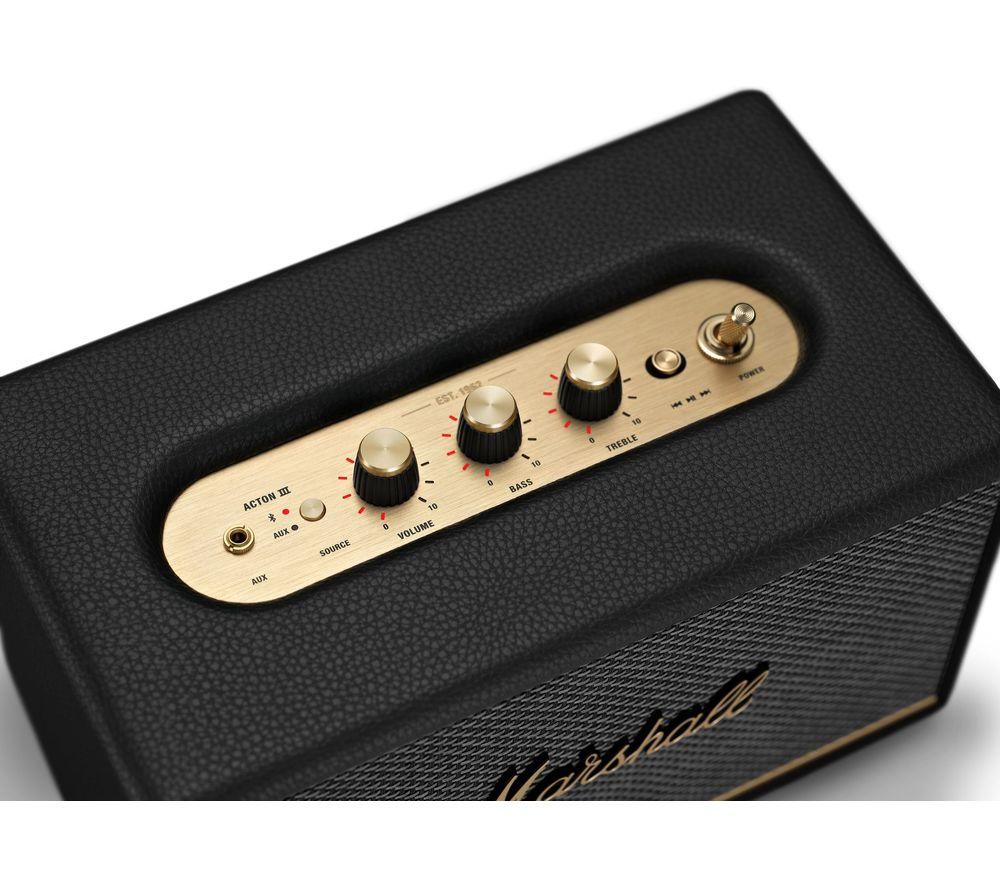 Altavoz Bluetooth MARSHALL Acton III - Negro