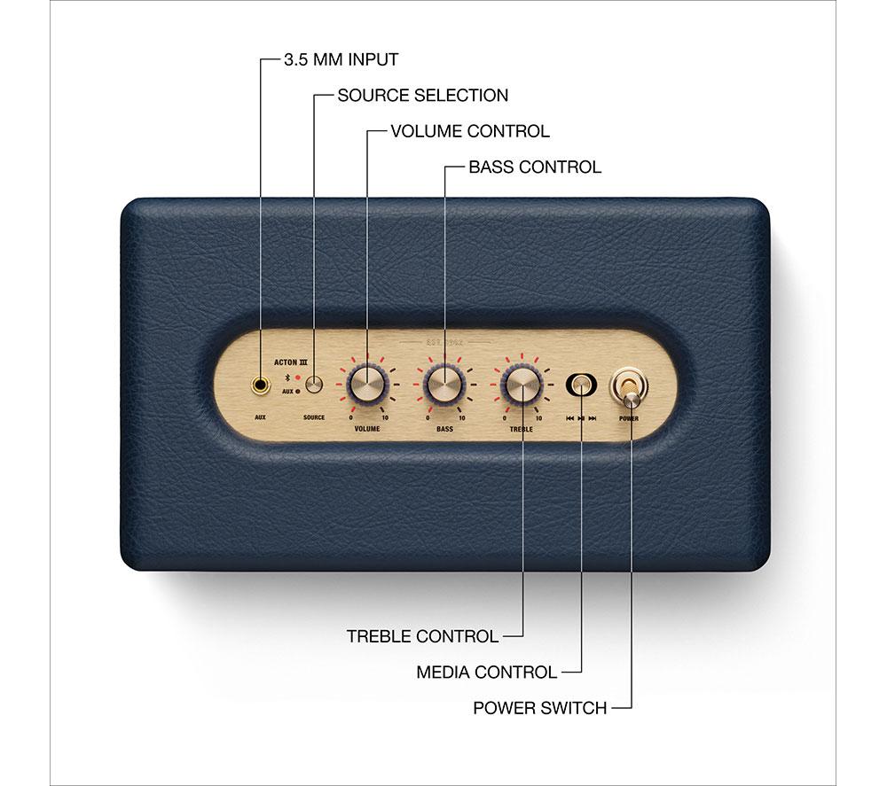 Altavoz Bluetooth MARSHALL Acton III - Azul noche